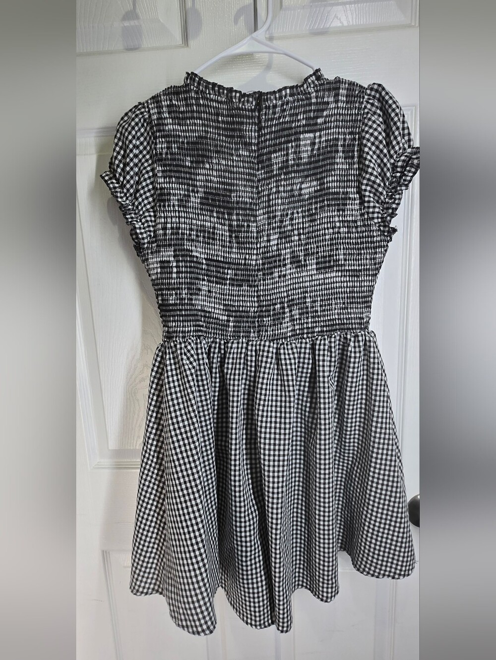 Princess Polly Black & White Gingham Smocked Romper - Picture 12 of 12
